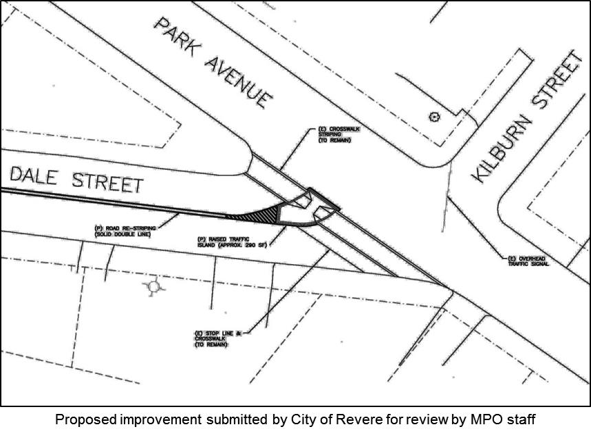 Proposed improvement submitted by City of Revere for review by MPO staff
